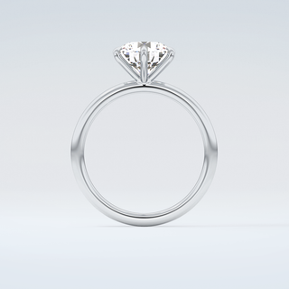 2.0 CT Round Cut Solitaire Moissanite Engagement Ring 14