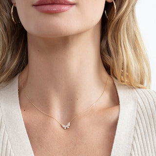 1.0 CT Round Bezel Solitaire Lab Grown Diamond Necklace