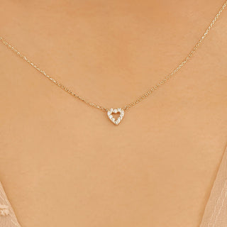 1.0 CT Round Bezel Solitaire Lab Grown Diamond Necklace
