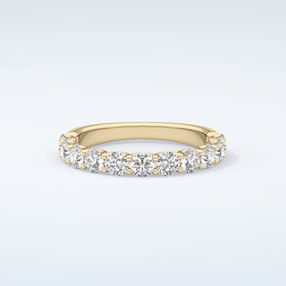 1.1 TCW Round Shaped Moissanite Wedding Band 1