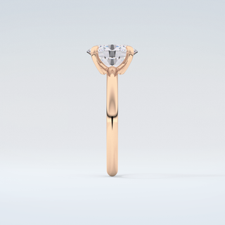 2.0 CT Oval Cut Solitaire Moissanite Engagement Ring 11