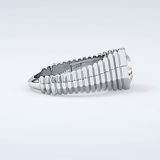 1.5 CT Asscher Cut Solitaire Bezel Moissanite Engagement Ring 16