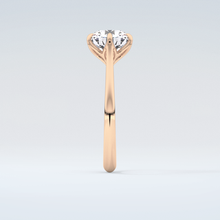 2.0 CT Round Cut Solitaire Style Moissanite Engagement Ring 11