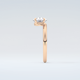 1.5 CT Oval  Cut Solitaire Moissanite Engagement Ring 11