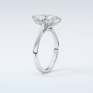 1.5 CT Marquise Cut Solitaire Style Moissanite Engagement Ring 18