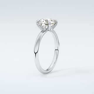 2.0 CT Round Cut Solitaire Moissanite Engagement Ring 18