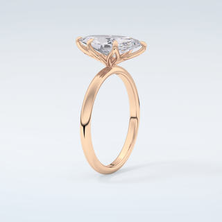 1.5  CT Marquise Cut Solitaire Moissanite Engagement Ring 12