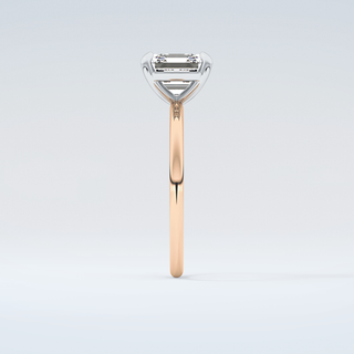 2.0 CT Asscher Cut Solitaire Moissanite Engagement Ring 11