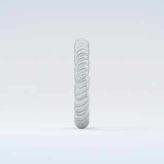 Gold Rope - Twisted Shank Wedding Band 17