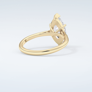 2.0 CT Marquise Cut Solitaire Moissanite Engagement Ring 3