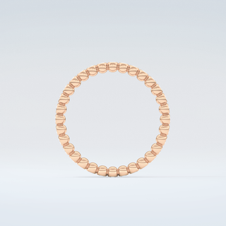 0.7 TCW Round Shaped Moissanite Wedding Band 8