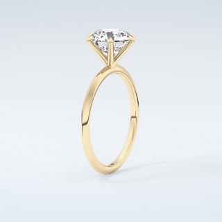 2.0 CT Round Cut Solitaire Moissanite Engagement Ring 6