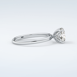 2.0 CT Cushion Cut Solitaire Moissanite Engagement Ring 16