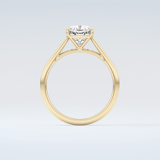 2.0 CT Cushion Cut Solitaire Moissanite Engagement Ring 2