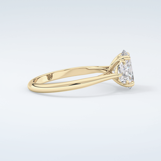 2.0 CT Oval Cut Three Stone Moissanite Engagement Ring 4