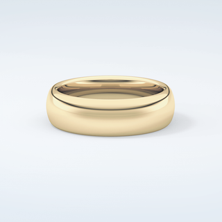 Classic Gold Shank Wedding Band 1