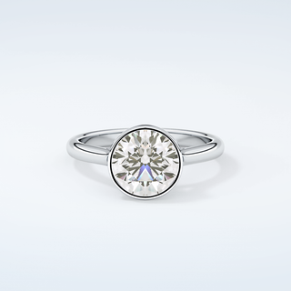 2.0 CT Round Cut Solitaire Moissanite Engagement Ring 13
