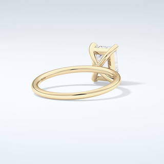 2.0 CT Radiant Cut Solitaire Moissanite Engagement Ring 3