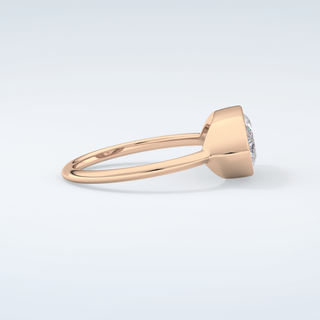 1.0 CT East West Marquise Cut Solitaire Style Moissanite Engagement Ring 10