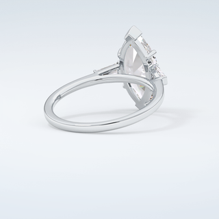 2.0 CT Marquise Cut Three Stone Moissanite Engagement Ring 15