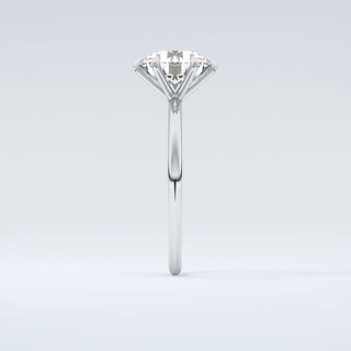 2.0 CT Round Cut Solitaire Moissanite Engagement Ring 17