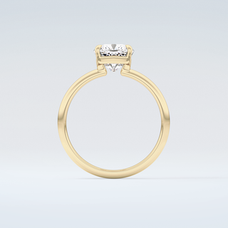 2.0 CT Cushion Cut Solitaire Moissanite Engagement Ring 2