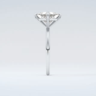 2.0 CT Princess Cut Solitaire Moissanite Engagement Ring 17