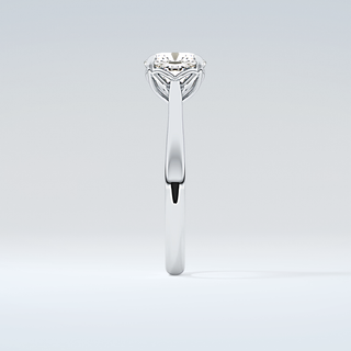 2.0 CT Cushion Cut Solitaire Style Moissanite Engagement Ring 17