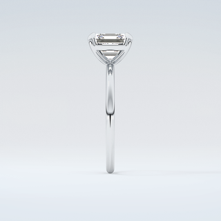 2.0 CT Asscher Cut Solitaire Moissanite Engagement Ring 17