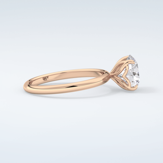 1.5 CT Round Cut Solitaire Moissanite Engagement Ring 10