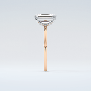 2.0 CT Emerald Cut Solitaire Moissanite Engagement Ring 11