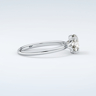 2.0 CT Cushion Cut Solitaire Moissanite Engagement Ring 16