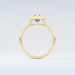 2.0 CT Emerald Cut Solitaire Moissanite Engagement Ring 2