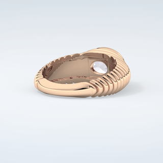 1.25 CT Oval Cut Solitaire Bezel Moissanite Engagement Ring 9