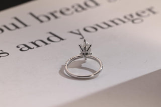 Stunning 1.0 - 2.0 CT Marquise Moissanite Engagement Ring with Pave Design 3