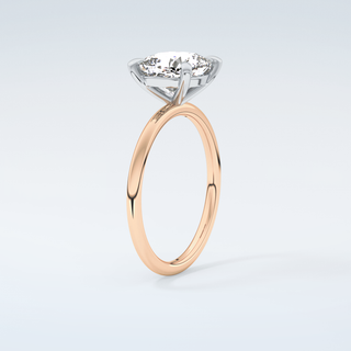 2.0 CT Cushion Cut Solitaire Moissanite Engagement Ring 12