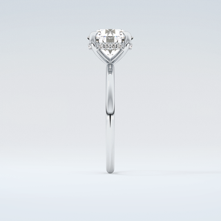 2.0 CT Round Cut Hidden Halo Moissanite Engagement Ring 17