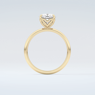 2.0 CT Cushion Cut Solitaire Moissanite Engagement Ring 2