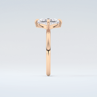 2.0 CT  Princess Cut Solitaire Moissanite Engagement Ring 11