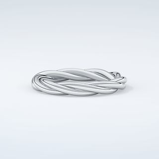 Classic Rope Twisted Shank Wedding Band 16