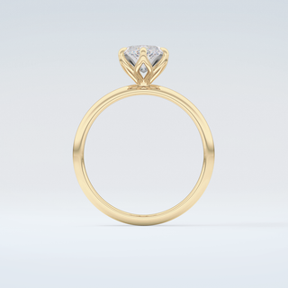 1.5  CT Marquise Cut Solitaire Moissanite Engagement Ring 2