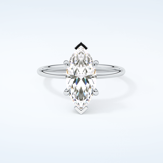 1.5 CT Marquise Cut Solitaire Moissanite Engagement Ring 13