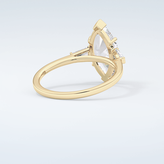 2.0 CT Marquise Cut Three Stone Moissanite Engagement Ring 3
