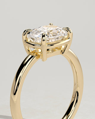 Round Halo, Pave & Split Shank Engagement Ring – 1.93 CT Lab Grown Diamond
