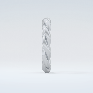 Twisted Rope Shank Wedding Band 17