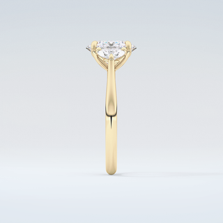 2.0 CT Oval Cut Three Stone Moissanite Engagement Ring 5