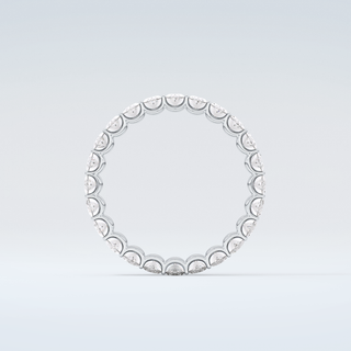 3.15 TCW Oval Shaped Moissanite Wedding Band 14