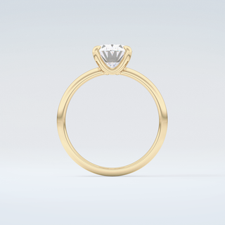 2.0 CT Oval Cut Solitaire Moissanite Engagement Ring 2