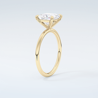 2.0 CT Princess Cut Solitaire Moissanite Engagement Ring 6