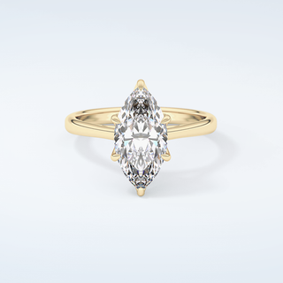 1.5 CT Marquise Cut Solitaire Style Moissanite Engagement Ring 1